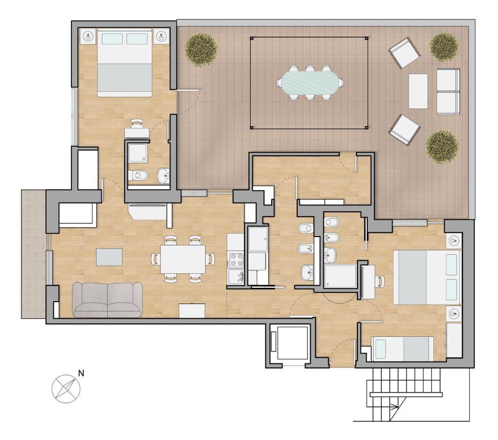 Apartment Vatican Luxury With Terrace - 7 People Rom
